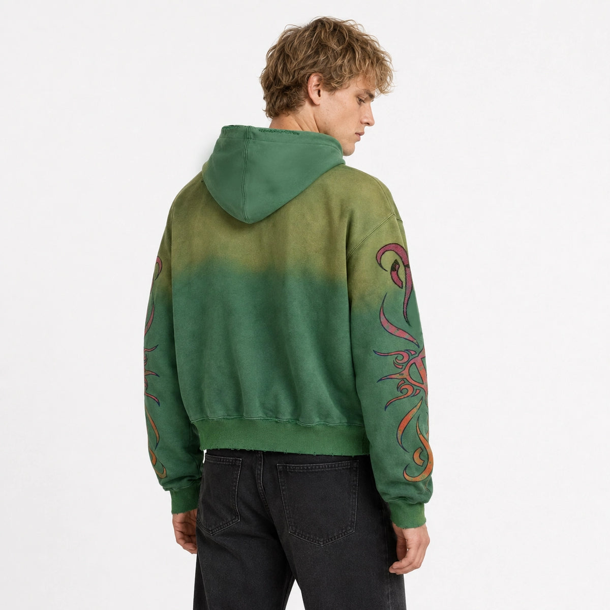 Vale Forever Inferno Zip Up Hoodie Green