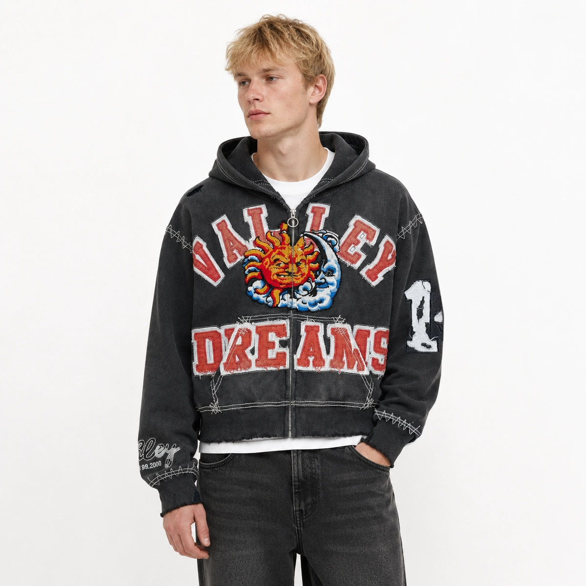 Vale Forever Sunny Zip Up Hoodie
